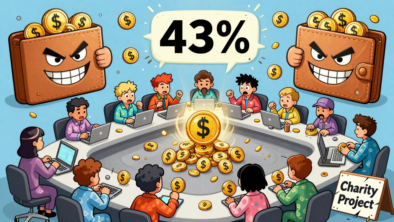 Retail investors trading HOLY tokens while giant wallets dominate the scene in a chaotic crypto market.