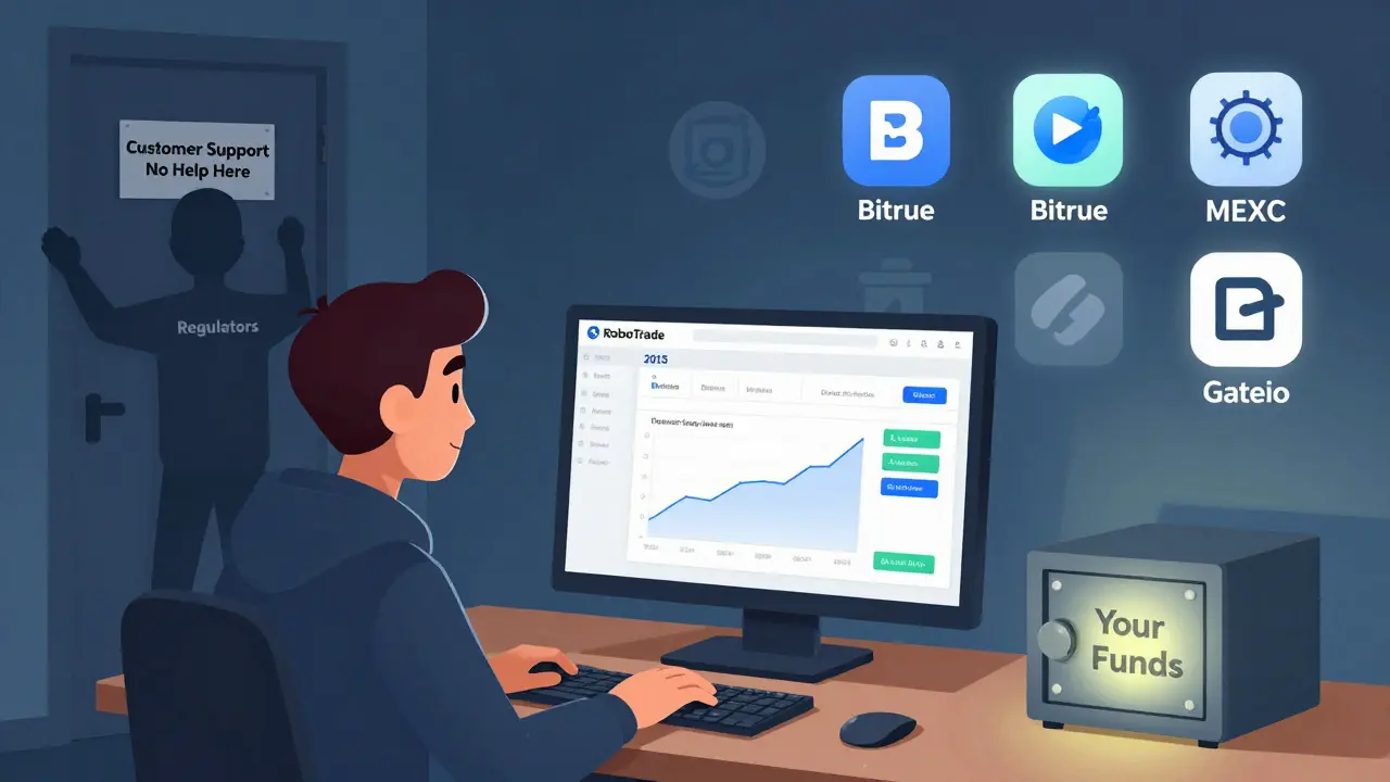 Experienced trader uses outdated YoBit interface while regulators shut down support.