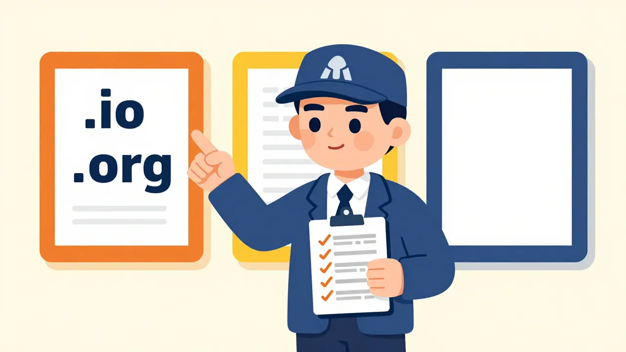 Detective checking security warnings for crypto platform scams