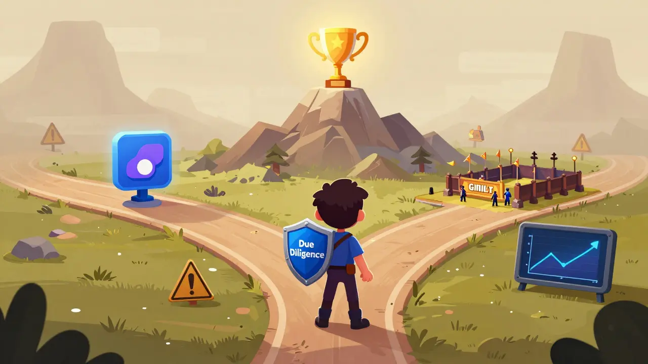 Strategic path choices for joining Rainmaker Games ecosystem