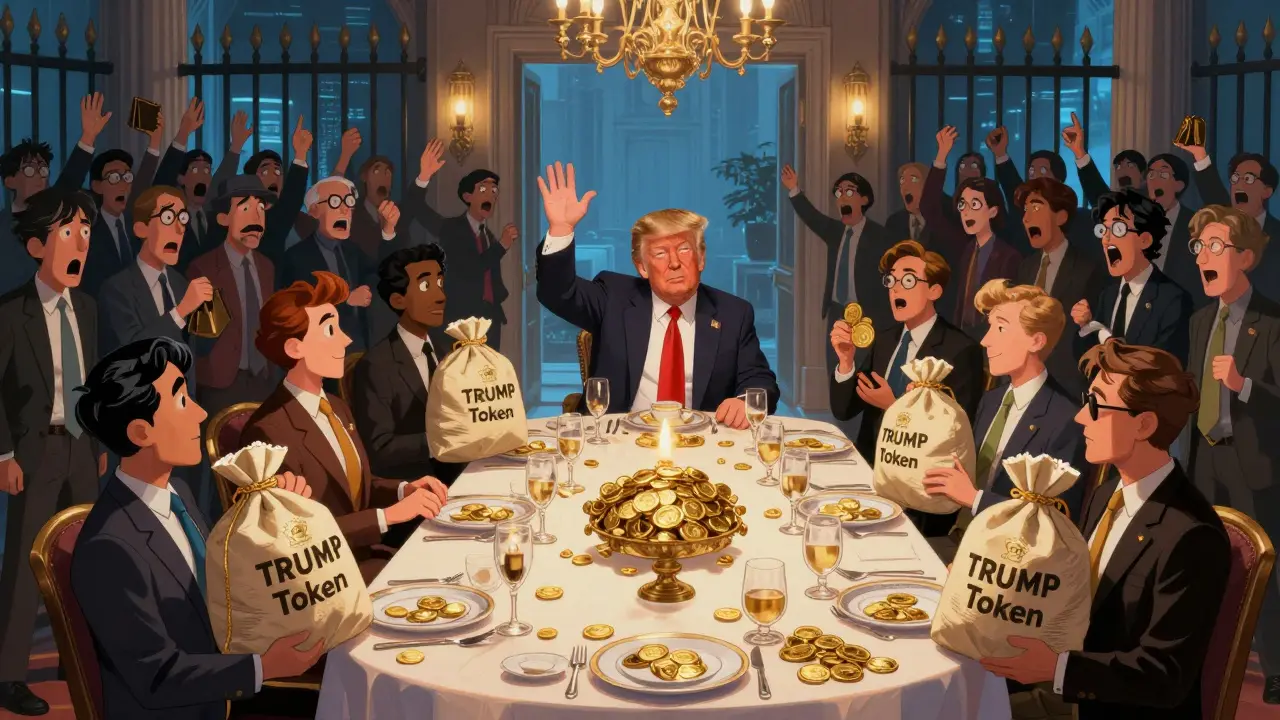 Exclusive Trump dinner for top crypto holders with others locked out