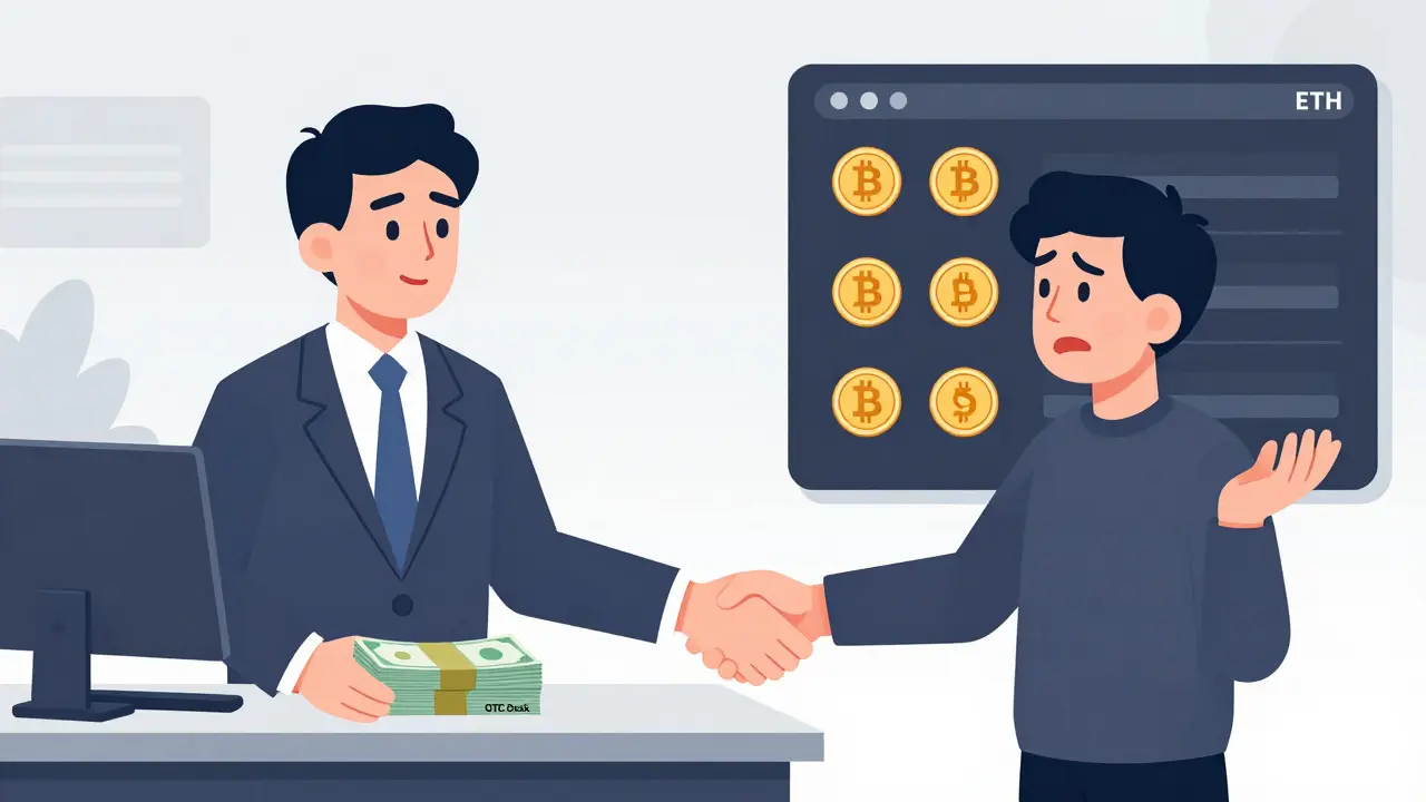 Professional OTC trading vs limited coin selection comparison