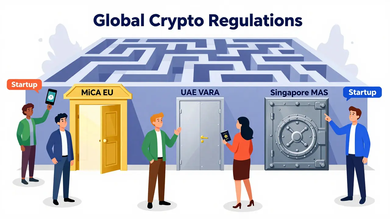 People navigating a maze of global crypto regulations